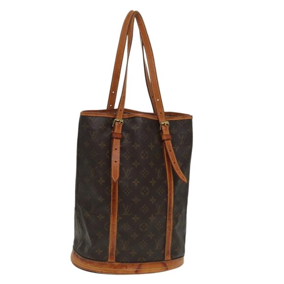 LOUIS VUITTON Monogram Bucket GM Shoulder Bag M42236 LV Auth 80216 - Picture 1 of 16